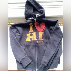 RIP CURL Black Zip-Up Hoodie